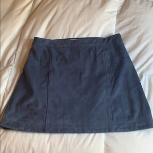 NWOT Abercrombie and Fitch faux suede skirt